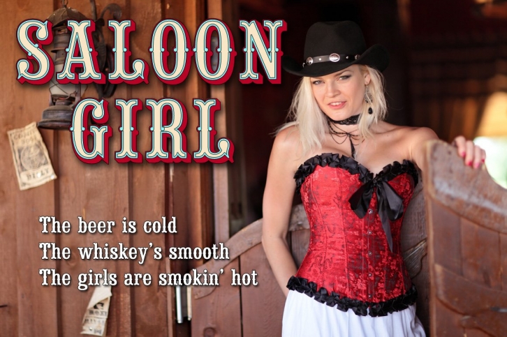 Saloon Girl Font Download