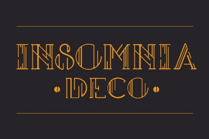 Insomnia Deco â€“ Display Type Font Download