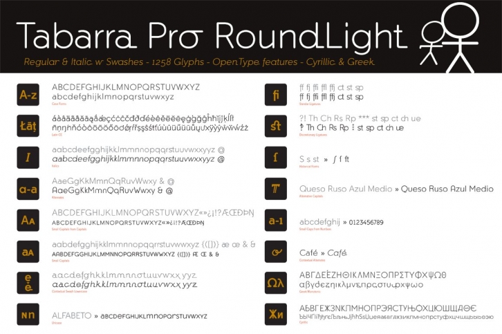 Tabarra Pro Round Light Font Download