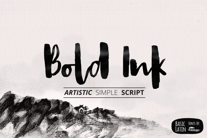 Bold Ink Simple Font Download