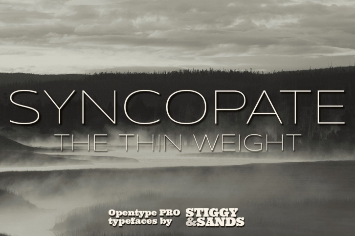 Syncopate Pro Thin Font Download