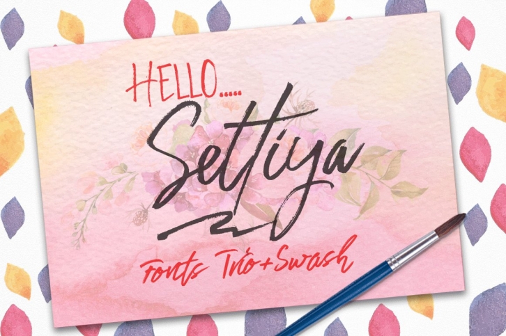 Settiya Trio+swash Font Download