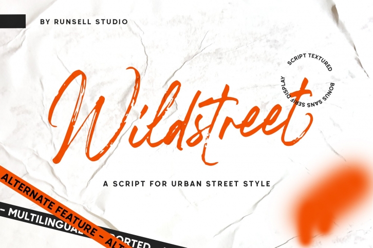 Wildstreet Script + Bonus Font Download