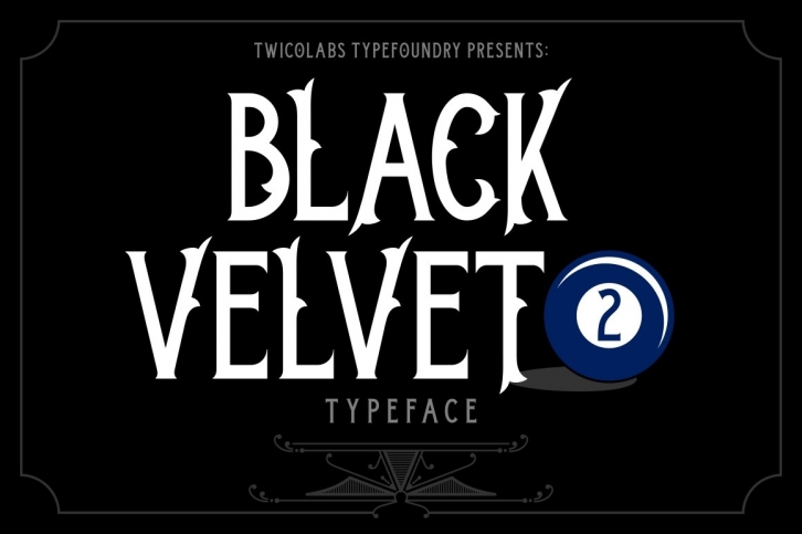 Black Velvet 2 Font Download