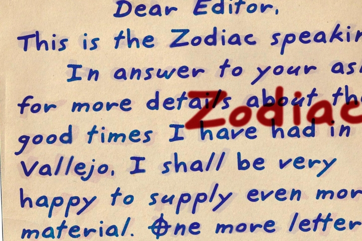 Murderino Zodiac Killer Font Download