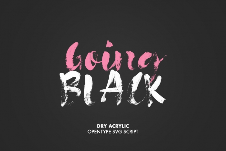 Going Black SVG font Font Download