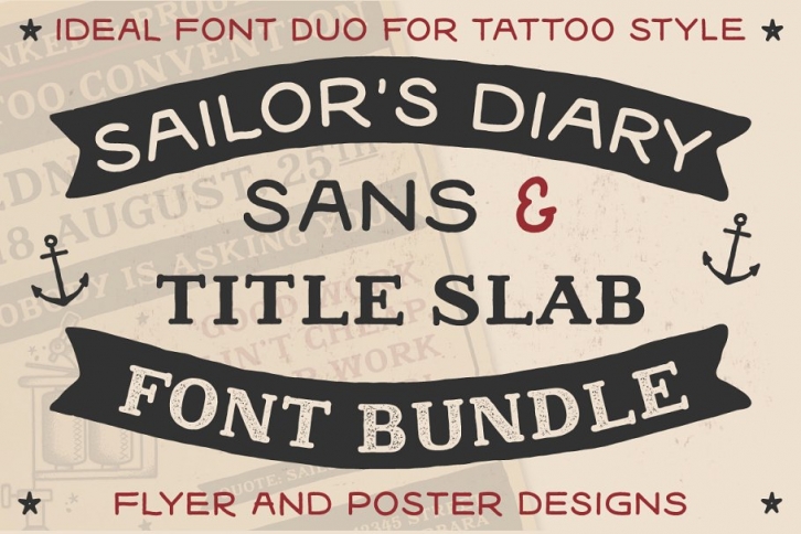 Sailors Diary Bundle Font Download