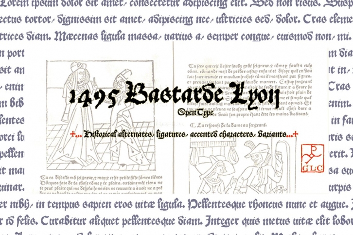 1495 Bastarde Lyon OTF Font Download