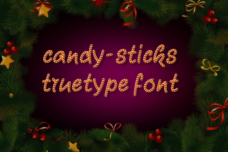Candy-Sticks TrueType Font Download