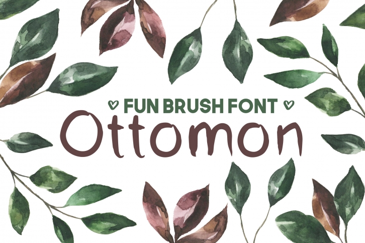 Ottomon Sans Serif Brush Font Download