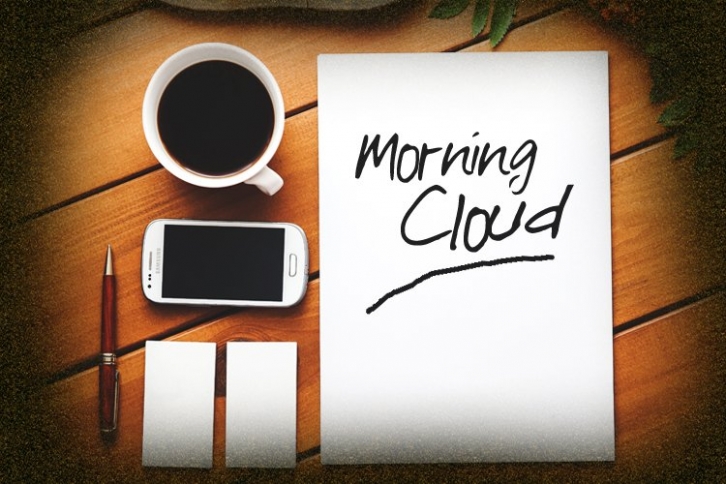 Morning cloud font Font Download