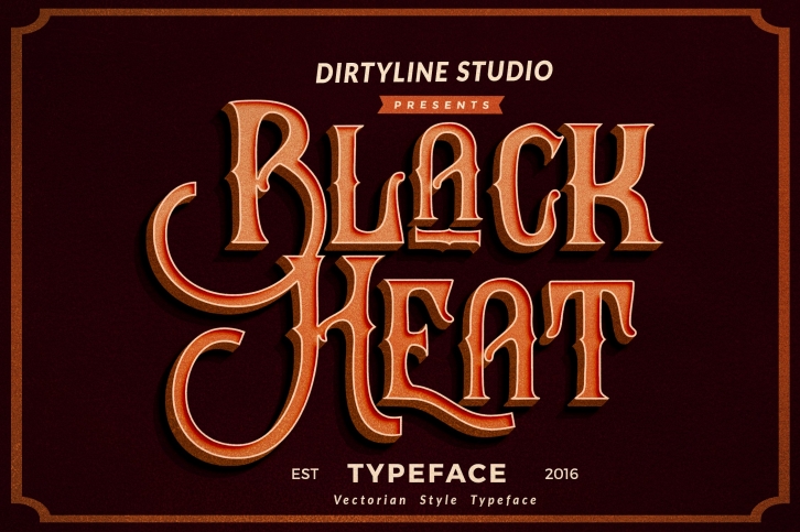 Black Heat Font Download