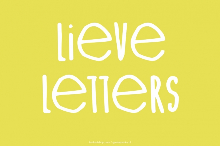 Lieve Letters handmade Font Download