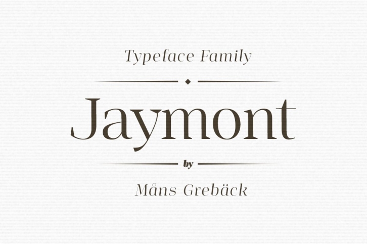 Jaymont Font Download