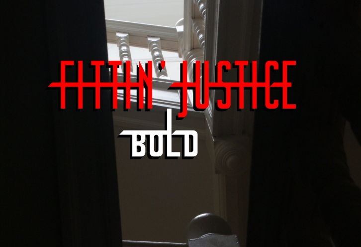 Fittin' Justice Bold Font Download