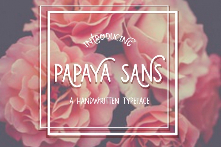 Papaya Sans- Handwritten Font Download