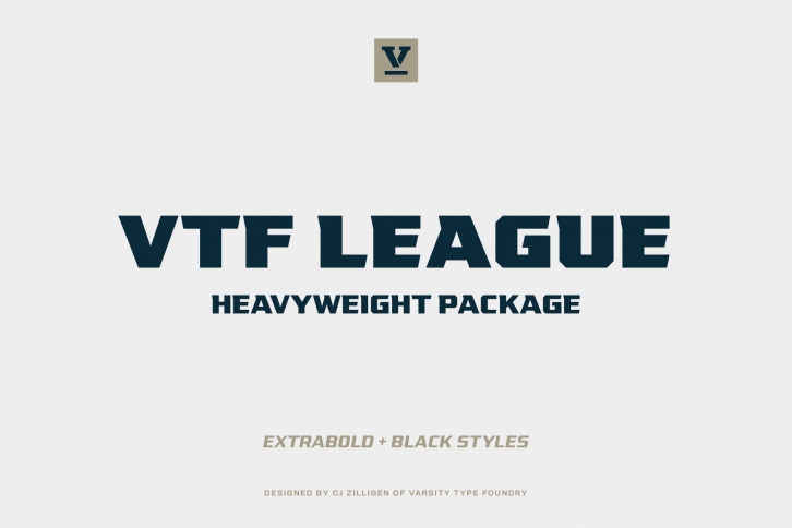 VTF League – Heavyweights Font Download