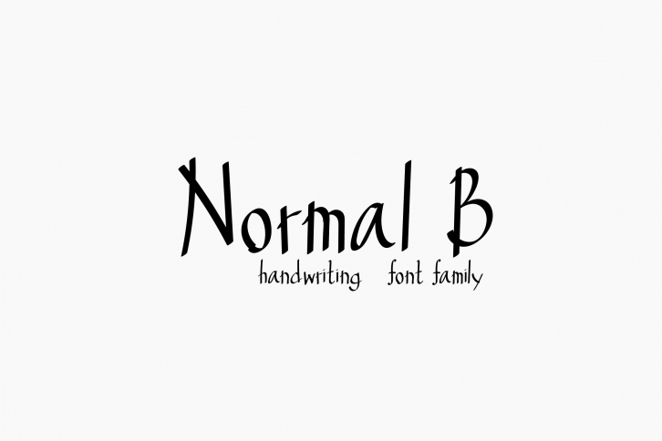 Normal B Font Download