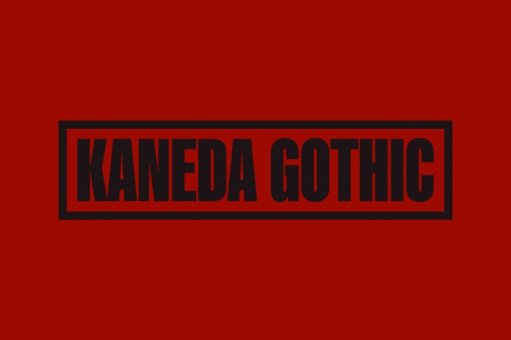 Kaneda Gothic Font Download