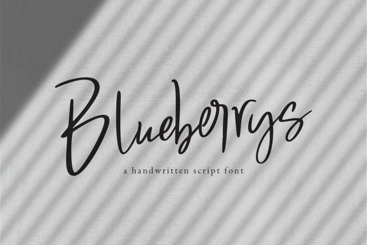 Blueberrys Signatures 50% Off Font Download