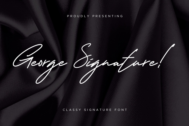 George Signature Classy Font Download