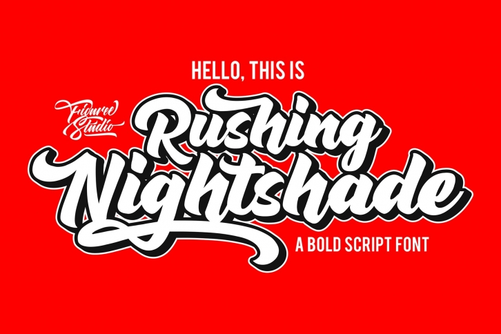 Rushing Nightshade Font Download