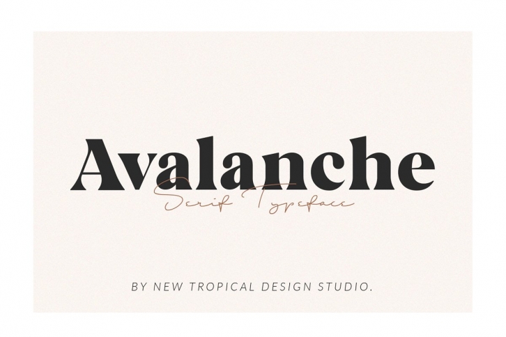 Avalanche Font Download