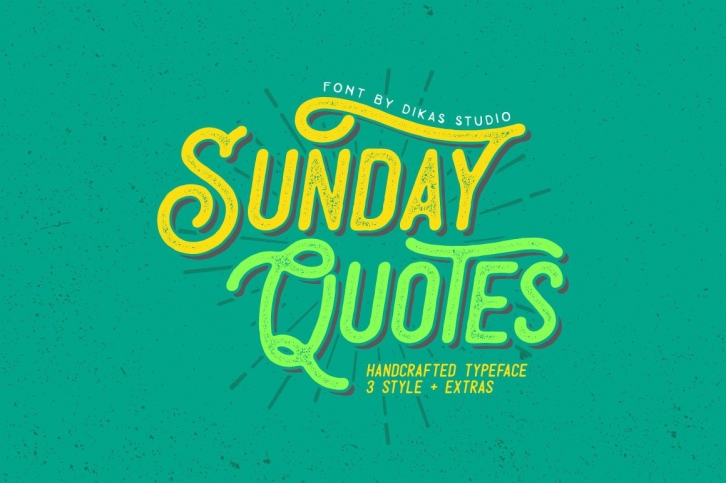 Sunday Quotes + Extras Font Download