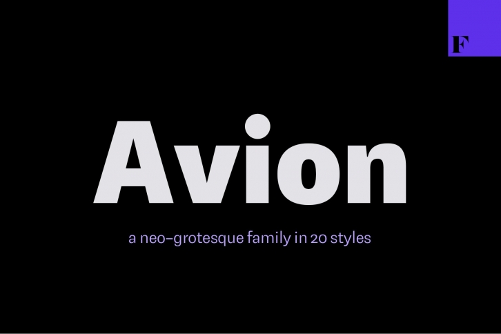 Avion -neo grotesque Font Download