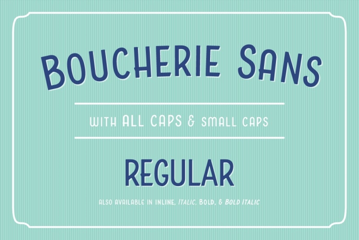 Boucherie Sans Regular Font Download