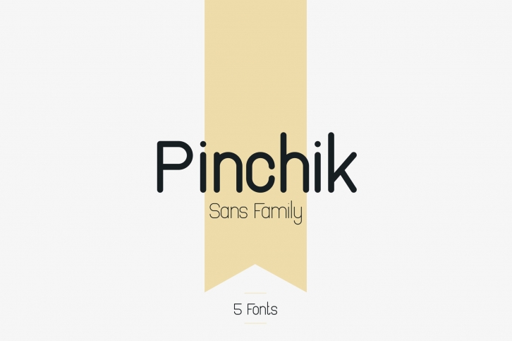 Pinchik Sans Family (5 fonts) -70% Font Download