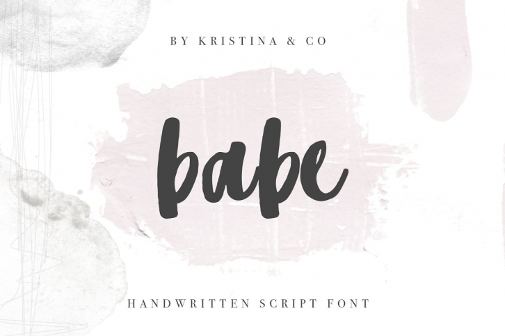Babe Handwritten script Font Download