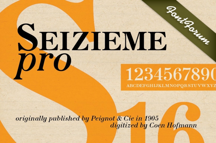 Seizieme Pro Bold Font Download