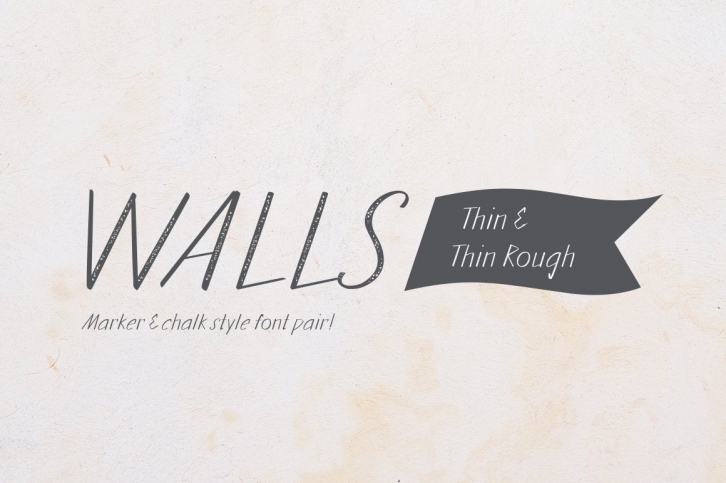 Walls Thin  Walls Rough Thin Font Download