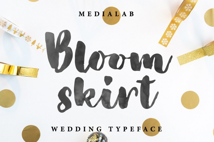 Bloom Skirt Font Download