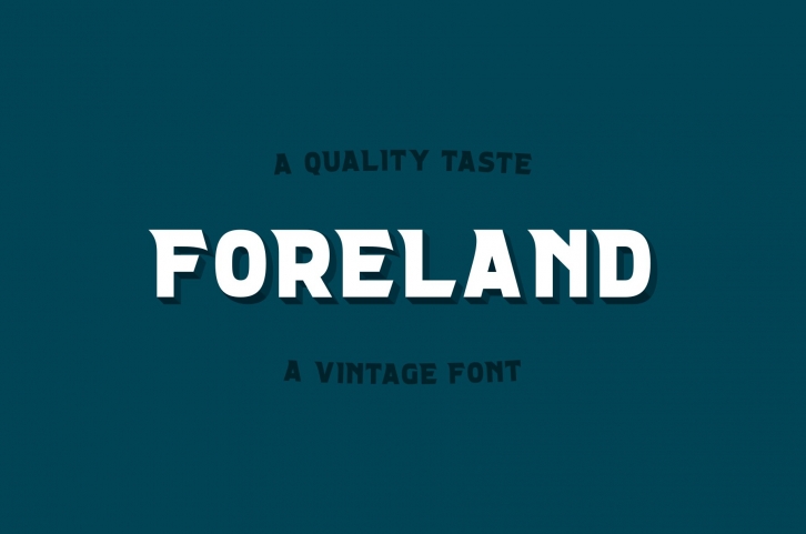 FORELAND Font Download