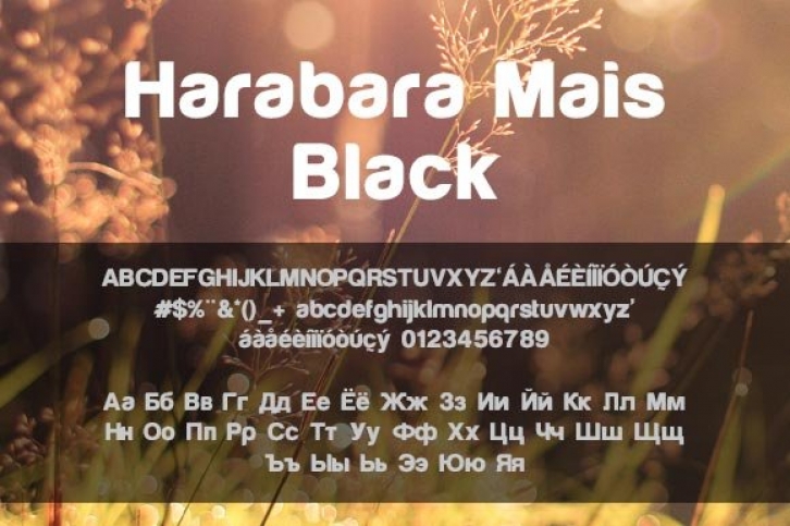 Harabara Mais Black Font Download