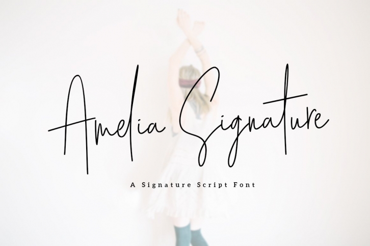 Amelia Signature Font Download