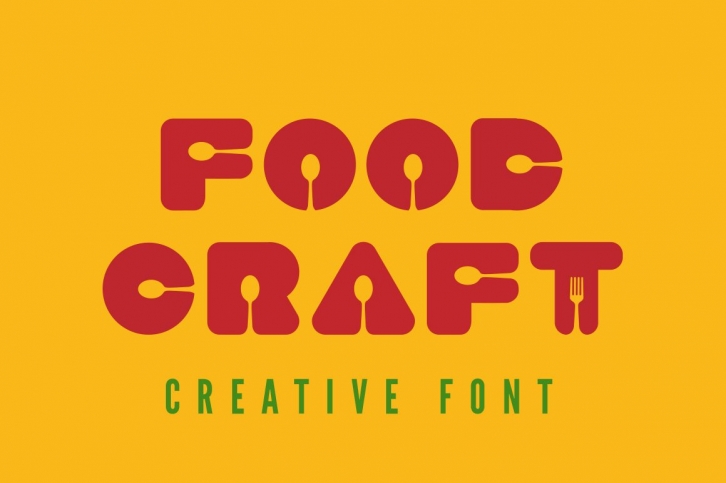 Food Craft Font Download