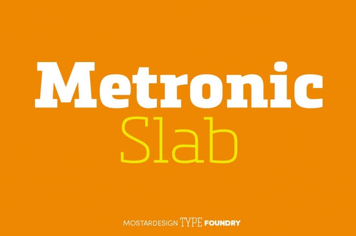 Metronic Slab Family (12 fonts) Font Download