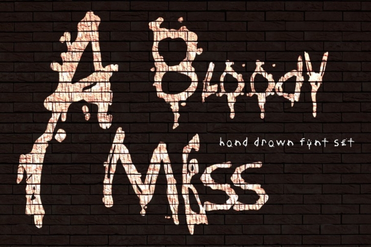 Bloody Mess Font Download
