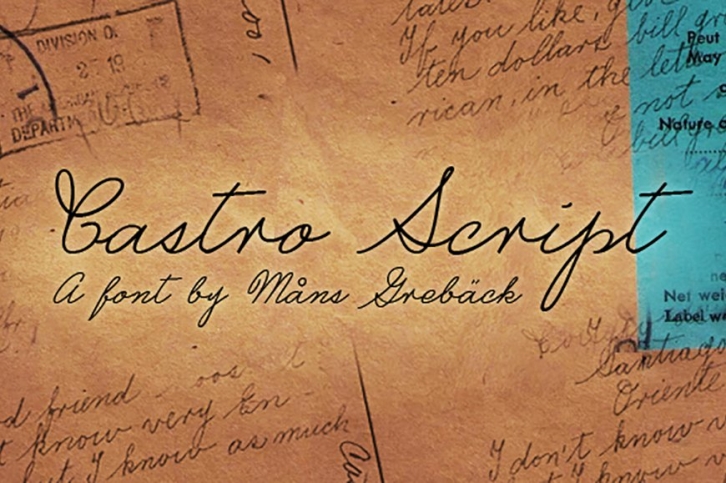 Castro Script Font Download