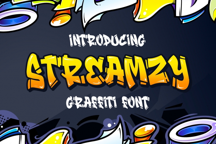 Streamzy Graffiti- INTRO SALE Font Download