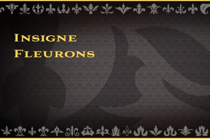 insigne Fleurons Font Download