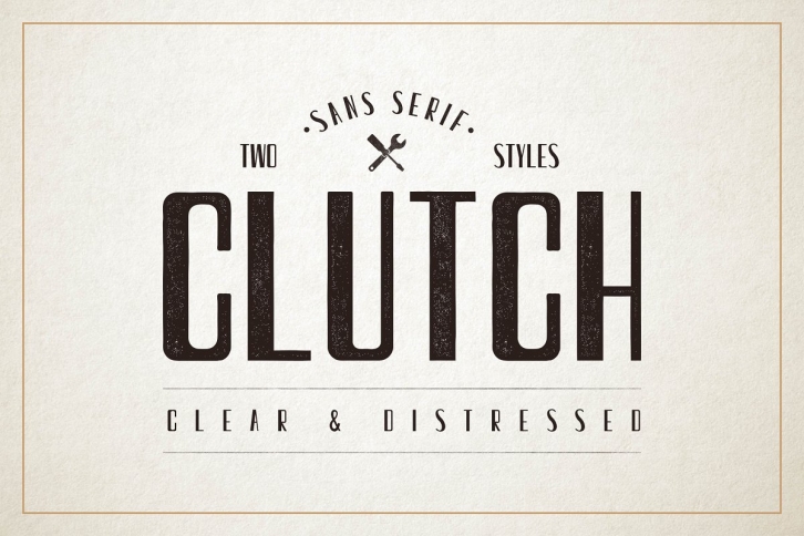 Clutch-Sans Serif Retro Font Download