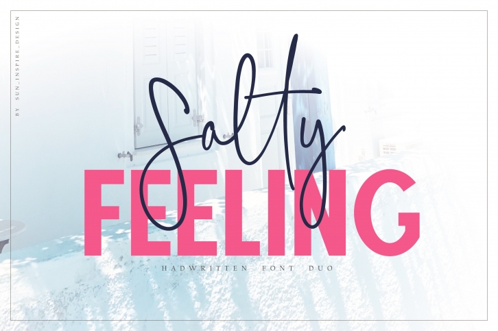 Salty Feeling font duo Font Download