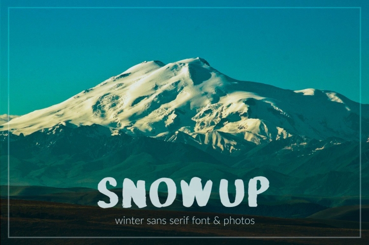 SnowUP Brush Font Download