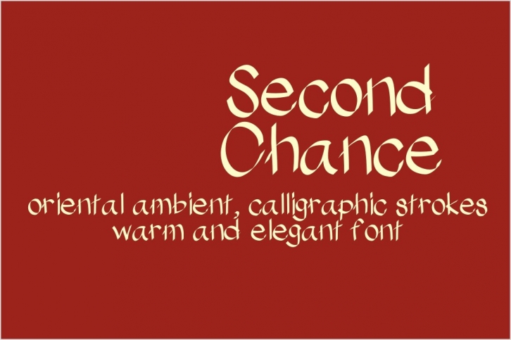 Second Chance Font Download