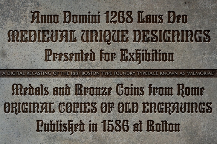 Reliquaire AOE Font Download