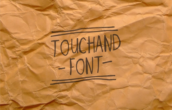 TOUCHAND FONT Font Download